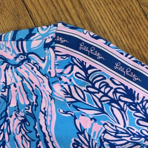 LILLY PULITZER Beline Dress In Lapis Lazuli Horseshoe Bay size XS - Picture 4 of 11